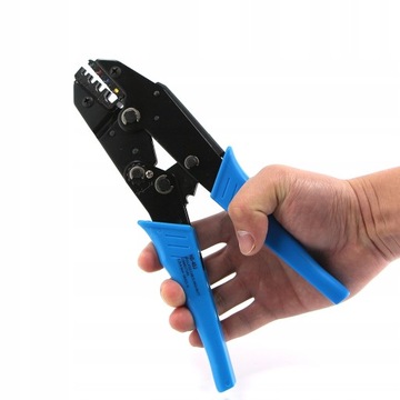 ОБЖИМНЫЙ ИНСТРУМЕНТ ДЛЯ ИЗОЛИРОВАННЫХ КАБЕЛЬНЫХ СОЕДИНИТЕЛЕЙ, обжимные клещи с обжимными наконечниками