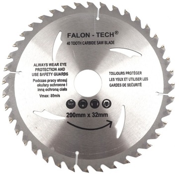 TARCZA WIDIOWA DO DREWNA 200 mm x 32 x 40T WIDIA
