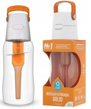 Butelka filtrująca Dafi Solid 0,5 l pomarańczowy