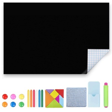 Magnetická křídová tabule do dětského pokoje 45x100 cm samolepicí