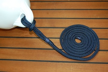 Lina do odbijaczy z pętlą 6mm x 1,5 m GRANATOWA