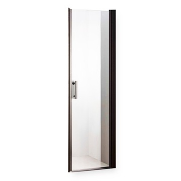 Czarne ! BLACK Drzwi Prysznicowe 75 reg. 74-77 cm