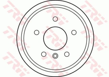 TRW DB4235 Тормозной барабан