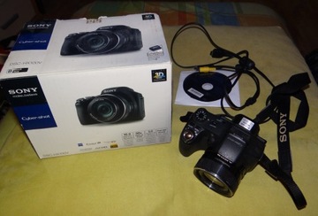 SONY CYBER-SHOT DSC-HX100V, czarny, FULL HD, od pierwszego właściciela