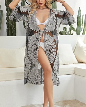 ЖЕНСКИЙ ДЛИННЫЙ ПЛЯЖНЫЙ ПОКРЫТИЕ С ВЫШИВКОЙ ПАРЕО