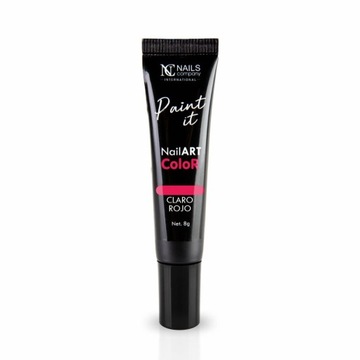 Claro Rojo - Paint It Żel do zdobień Nails Company 8g