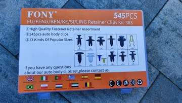 ЗАЖИМЫ, ЗАЖИМЫ, АВТОМОБИЛЬНЫЕ РАСШИРИТЕЛИ, 545 ШТ.