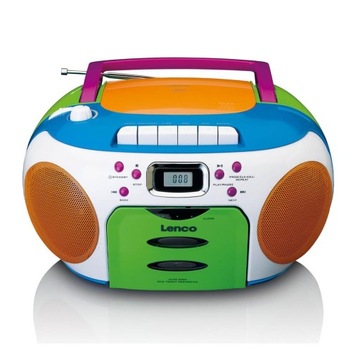 Radio dziecięce –kasetowe z CD Lenco SCD-971 JAK NOWE