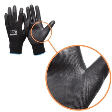 ПЕРЧАТКИ РАБОЧИЕ ПОЛИУРЕТАНОВЫЕ XL 12 пар