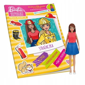 BARBIE LALKA - STRAŻACZKA LALECZKA, NAKLEJKI 11