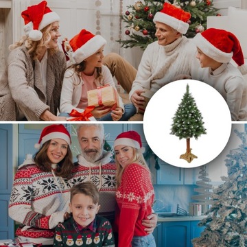 ИСКУССТВЕННАЯ РОЖДЕСТВЕНСКАЯ ЕЛКА НА СТВОЛЕ, АЛМАЗ, ТОЛСТАЯ, КРАСИВАЯ, КАК ЖИВАЯ, 160 см