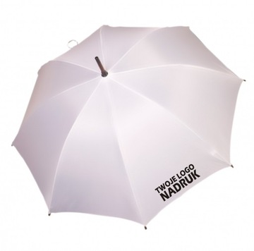 ЗОНТ С ДЕРЕВЯННОЙ РУЧКОЙ С ПРИНТОМ, ЛОГОТИПОМ - 50 ШТ.