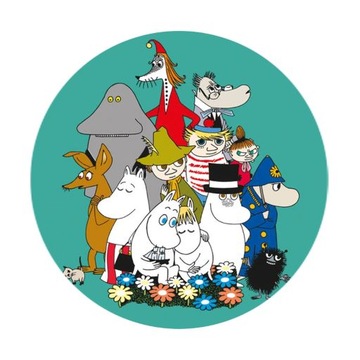 Magnes Muminki Moomin wzór1