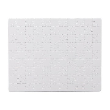 Puzzle 130 elementów zdjęcie logo tekst w pudełku