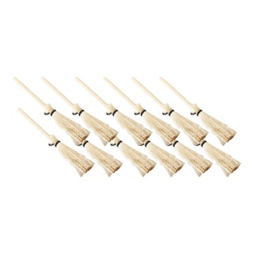 12 sztuk w skali 1:12 domek dla lalek miniaturowa miotła dekoracja domku dl