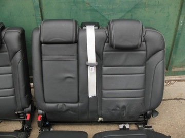 MERCEDES ML GLE W166 SEDADLA PŘEDNÍ POHOVKA KŮŽE KOMPLET EVROPA