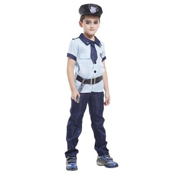 Детский нарядный костюм полицейского для мальчиков, размер XL