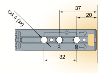 TITUS бампер с защелкой
