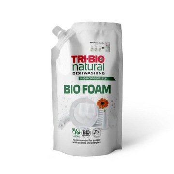 TRI-BIO BIO Pianka do zmywania naczyń REFILL 900ml