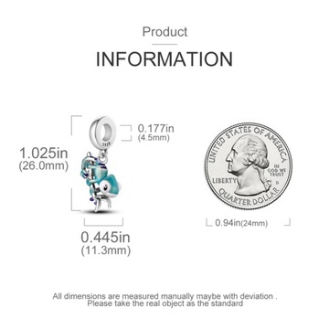 Подходит для оригинального браслета Pandora, инкрустированного цирконовыми бусинами