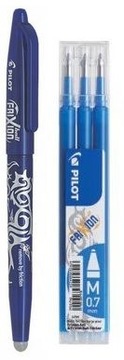 PIÓRO ŚCIERALNE PILOT FRIXION 0,7 1szt.+ 3 WKŁADY