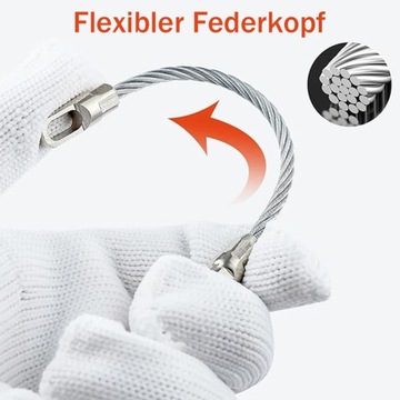 WŁÓKNO SZKLANE KASETA PILOT DO PRZECIĄGANIA KABLI STALKA WCIĄGARKA 30M