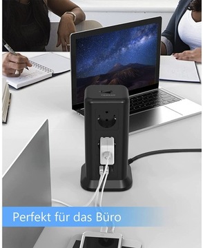 СТОЯЩИЙ РАЗЪЕМ ПИТАНИЯ 11 РОЗЕТОК + 3USB 10А