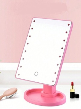 КОСМЕТИЧЕСКОЕ ЗЕРКАЛО С ПОДСВЕТКОЙ ДЛЯ МАКИЯЖА С 22 СВЕТОДИОДАМИ
