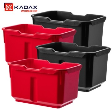 STORAGE CONTAINER STORAGE ORGANISER SET OF 4 Pcs PLASTIC