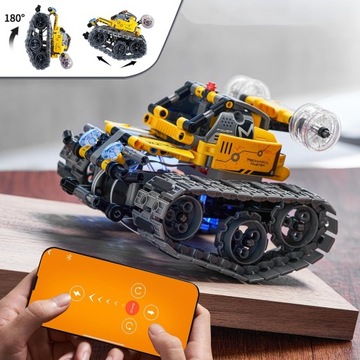 РОБОТ-СТРОИТЕЛЬНАЯ ИГРУШКА ПРИЛОЖЕНИЕ «Сделай сам», ПРОГРАММИРУЕМОЕ ДЛЯ ДЕТЕЙ + ДИСТАНЦИОННОЕ УПРАВЛЕНИЕ