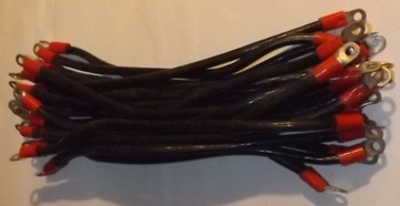 przewód 0,40 m zwora złączka 1 x 35mm2 LgY 35 mm2 zakuty 8/8 mm