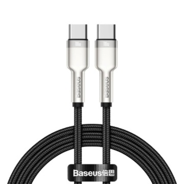 Кабель USB-C / USB-C, Baseus Cafule, 5A, 100W, 1м