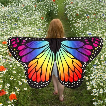 ЖЕНСКИЕ НАКИДКИ С КРЫЛЬЯМИ ШАРФ БАБОЧКА ПАЛЬТО БАБОЧКИ МОДНЫЙ ШАРФ