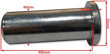 КРЕПЛЕНИЕ УШИНЫ ПРИВОДА, диаметр штифта 40