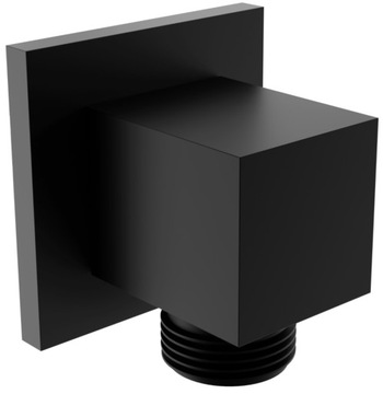 MEXEN CUBE PRZYŁĄCZE KĄTOWE KWADRAT MOSIĄDZ CZARNE
