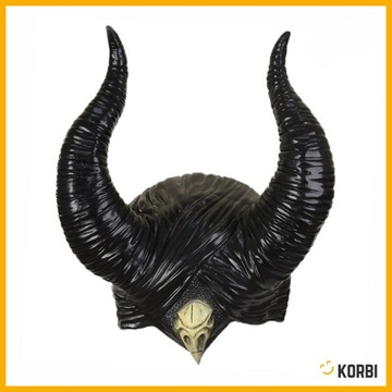 MASKA MALEFICENT CZAROWNICA DIABOLINA ROGI COSPLAY PRZEBRANIE NA HALLOWEEN