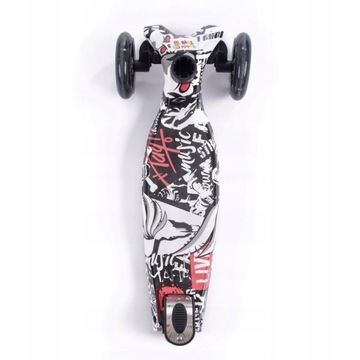 HULAJNOGA BALANSOWA TRÓJKOŁOWA LED GRAFFITI 40 KG