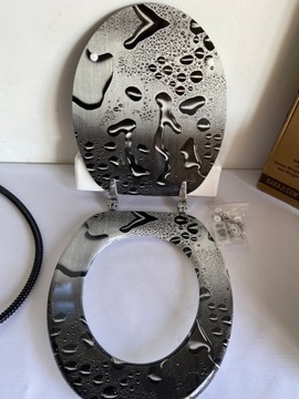 Bakaji Uniwersalna deska sedesowa z sitodrukiem