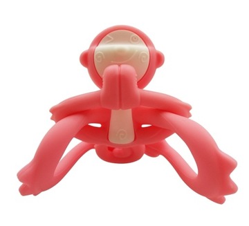 Игрушка-прорезыватель Mombella Обезьяна Розовый