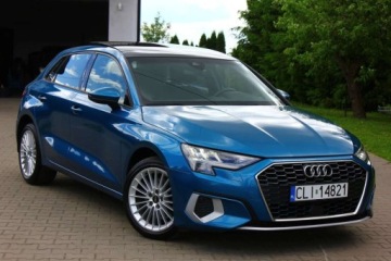 Audi A3 8Y Sportback 2.0 35 TDI 150KM 2021 Audi A3 Sportback Sportback 35TDI S tronic Advanced 150KM Bezwypadkowy Ser