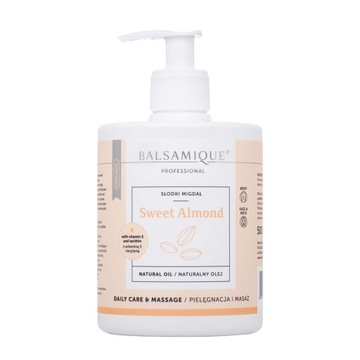 Olej Naturalny, Bezzapachowy - SŁODKI MIGDAŁ - 500 ml - Balsamique