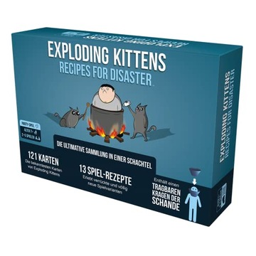Exploding Kittens EXKD0022 Рецепты игры-катастрофы, разноцветные, цветные