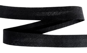 Lamówka bawełniana zaprasowana czarna