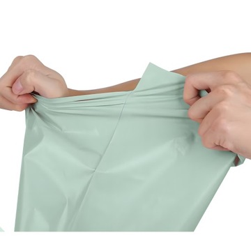 FOLIOPAKI KURIERSKIE MIĘTOWE Z RĄCZKĄ 400x500+70 50szt THANK YOU