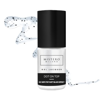 TOP NO WIPE HYBRYDOWY do paznokci Black Effect Mistero Milano 7ml 1334/7