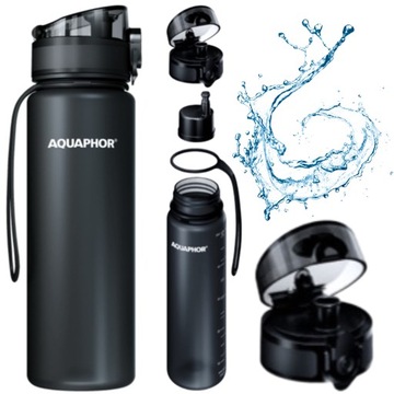 Butelka filtrująca Aquaphor City 0,5 l czarna