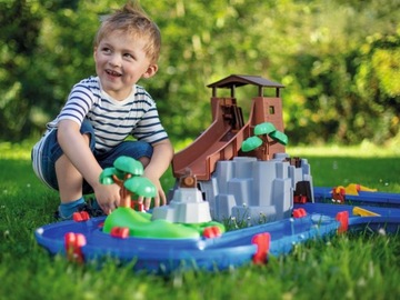 AquaPlay Tor Wodny Piaskownica AdventureLand Łódka Motorówka