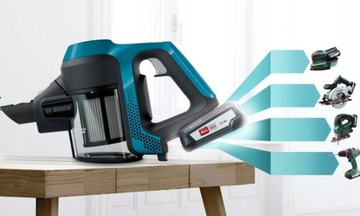 Пылесос BOSCH BBS611LAG 30 мин, электрическая щетка, черный