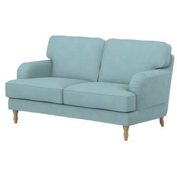 STOCKSUND Pokrycie sofy 2-os, Velvet L.Blue