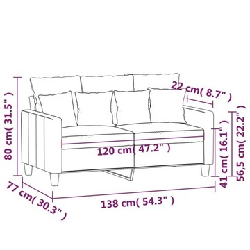 Sofa 2-osobowa, jasnożółta, 120 cm, tapicerowana tkaniną Lumarko!